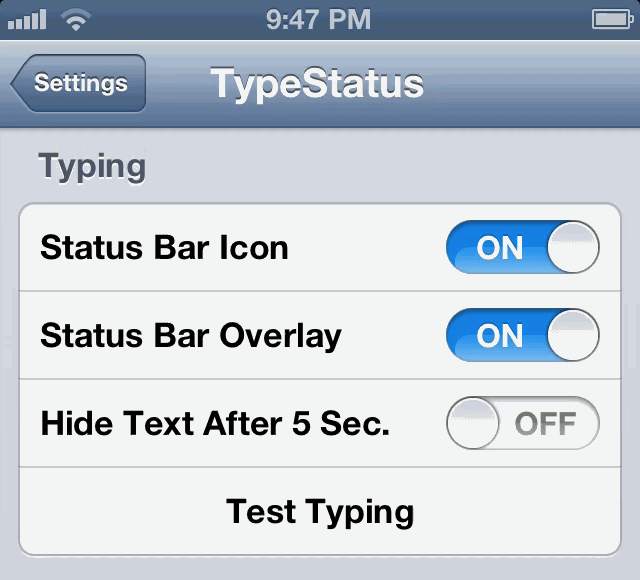 Use Typing Indicator