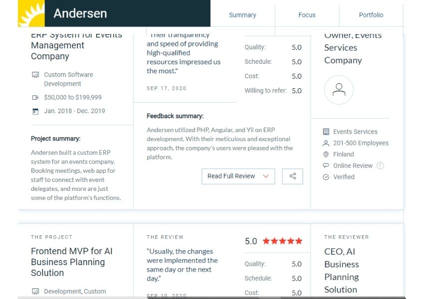 Andersen-banking-service-companies