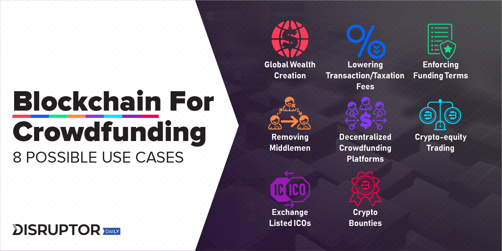 Blockchain for crowdfunding market