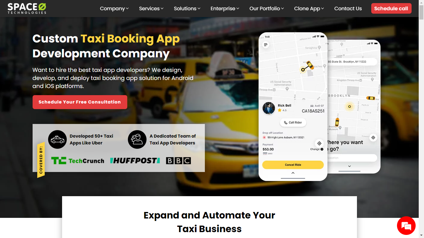 A JOYRIDE With Top 10 Taxi App Development Companies