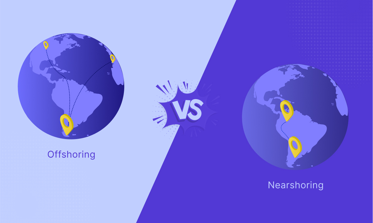 Offshore vs Nearshore Outsourcing: A Detailed Comparision