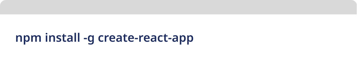Installing Create React App 