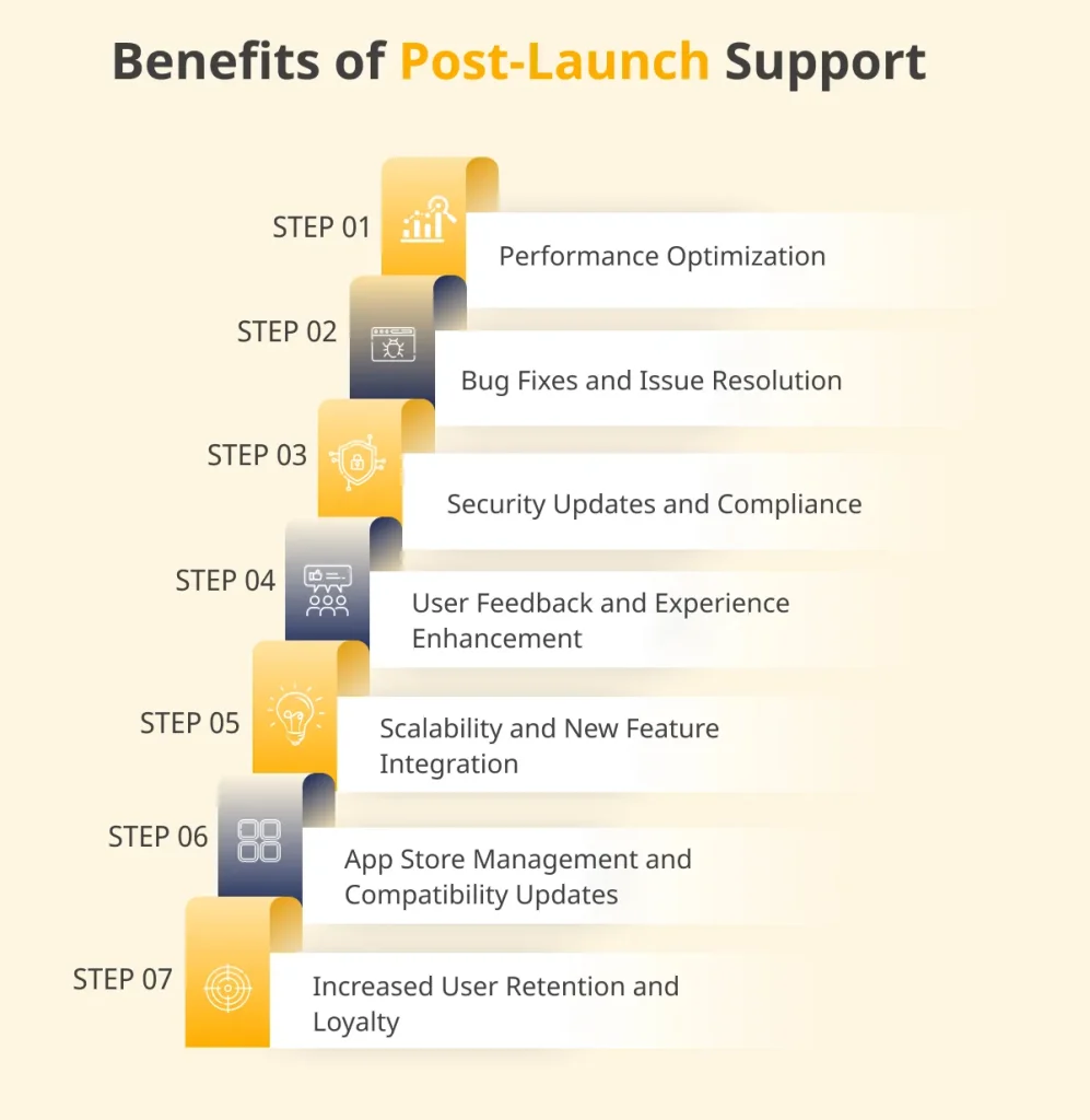 Comprehensive Post Launch Support (Add an infographic for this section)