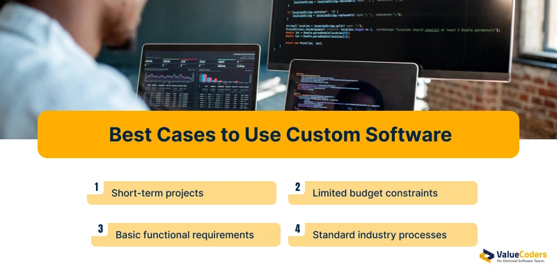 Best Cases to Use Custom Software