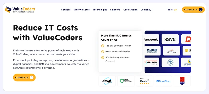 Reduce IT Costs with ValueCoders
