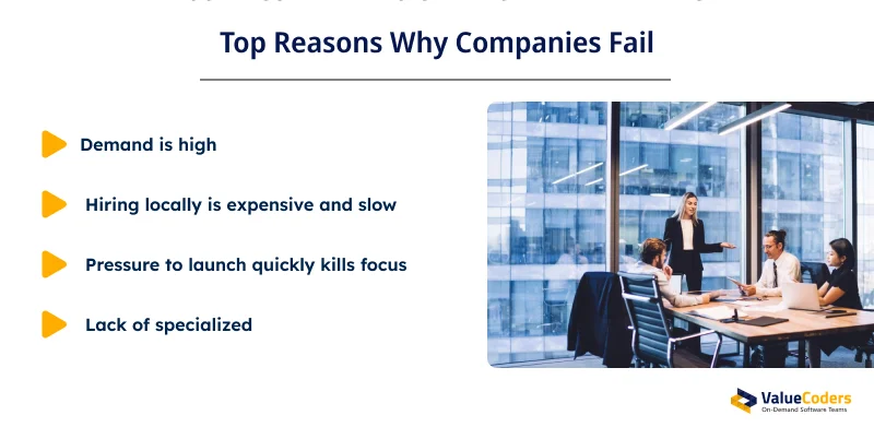 top reason why companies fail