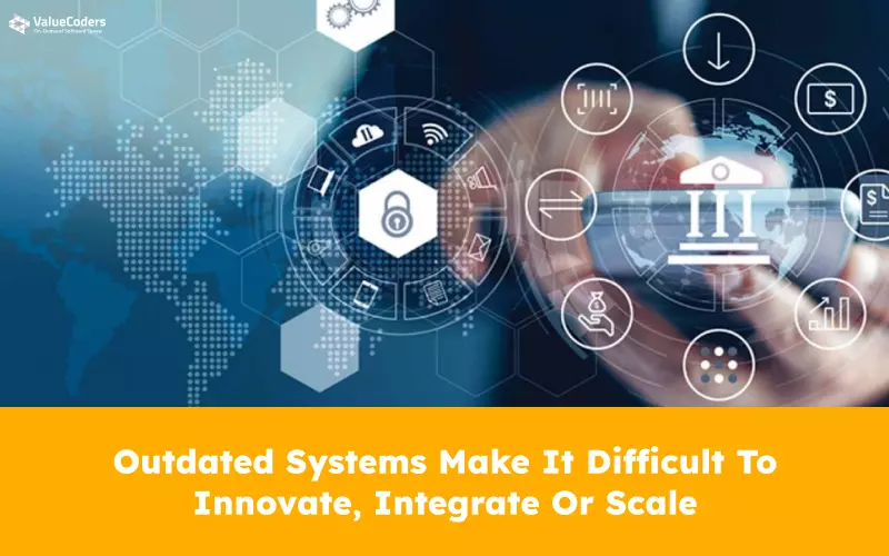 Outdated systems make it difficult to innovate, integrate or scale