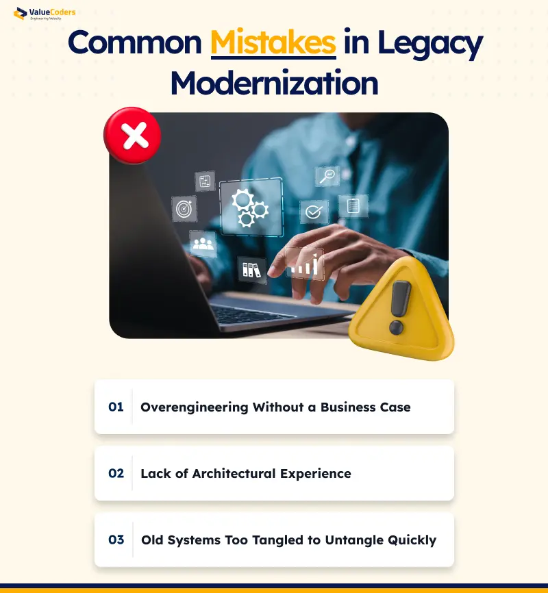 Common Mistakes in Legacy Modernization