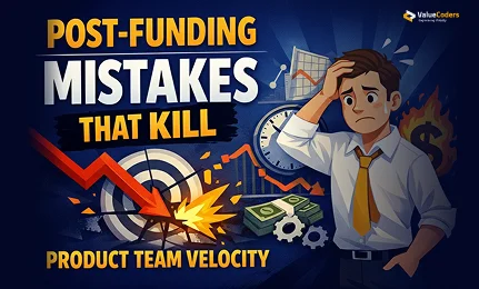 Post-Funding Mistakes That Quietly Kill Product Team Velocity