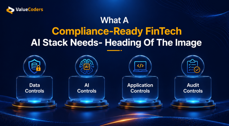 What a Compliance Ready FinTech AI Stack Needs Heading of the image What a Compliance Ready FinTech AI Stack Needs Heading of the image