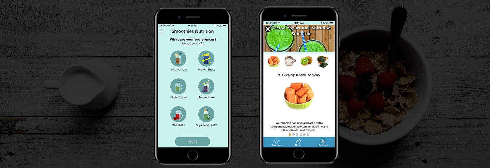 Smoothie Nutrition App