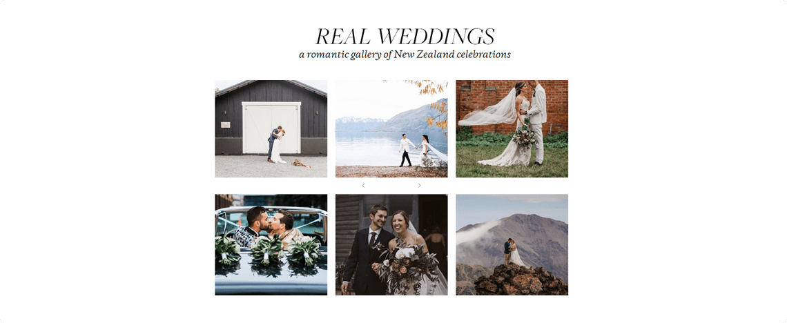 New Zealand Weddings– Web Application for Blog  Solutions