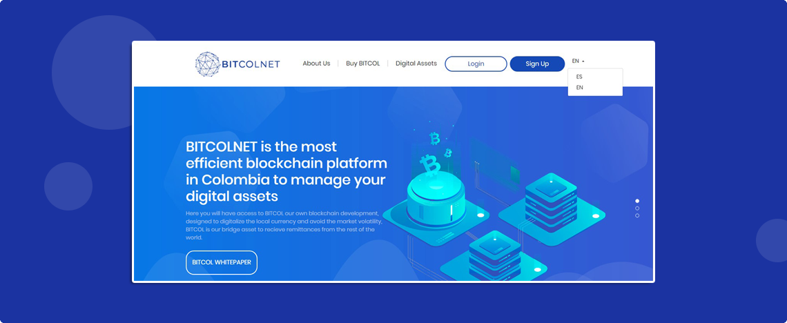 BITCOLNET – Web and Mobile Application