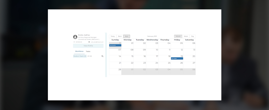 Field Force Management Tool