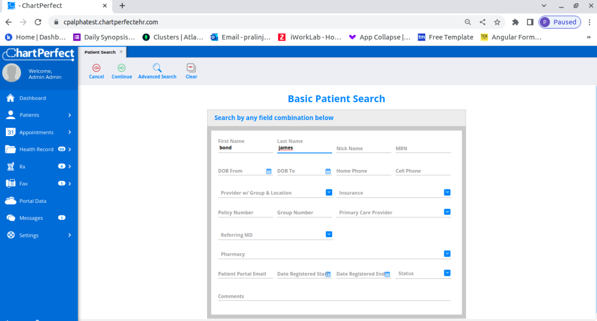 Electronic Health Record System