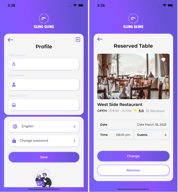 Restaurant & Hotel Reservation System