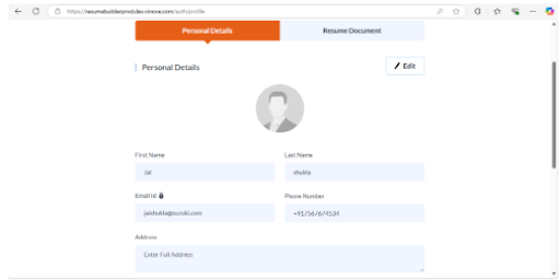 Resume Builder