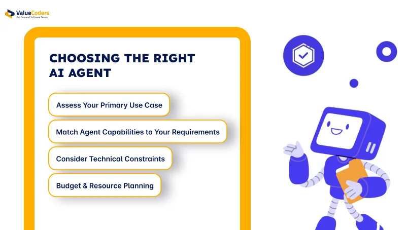Tips to Choose the Right AI Agent Type for Your Needs