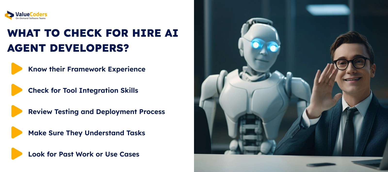 Checklist for Hiring AI Agent Developers